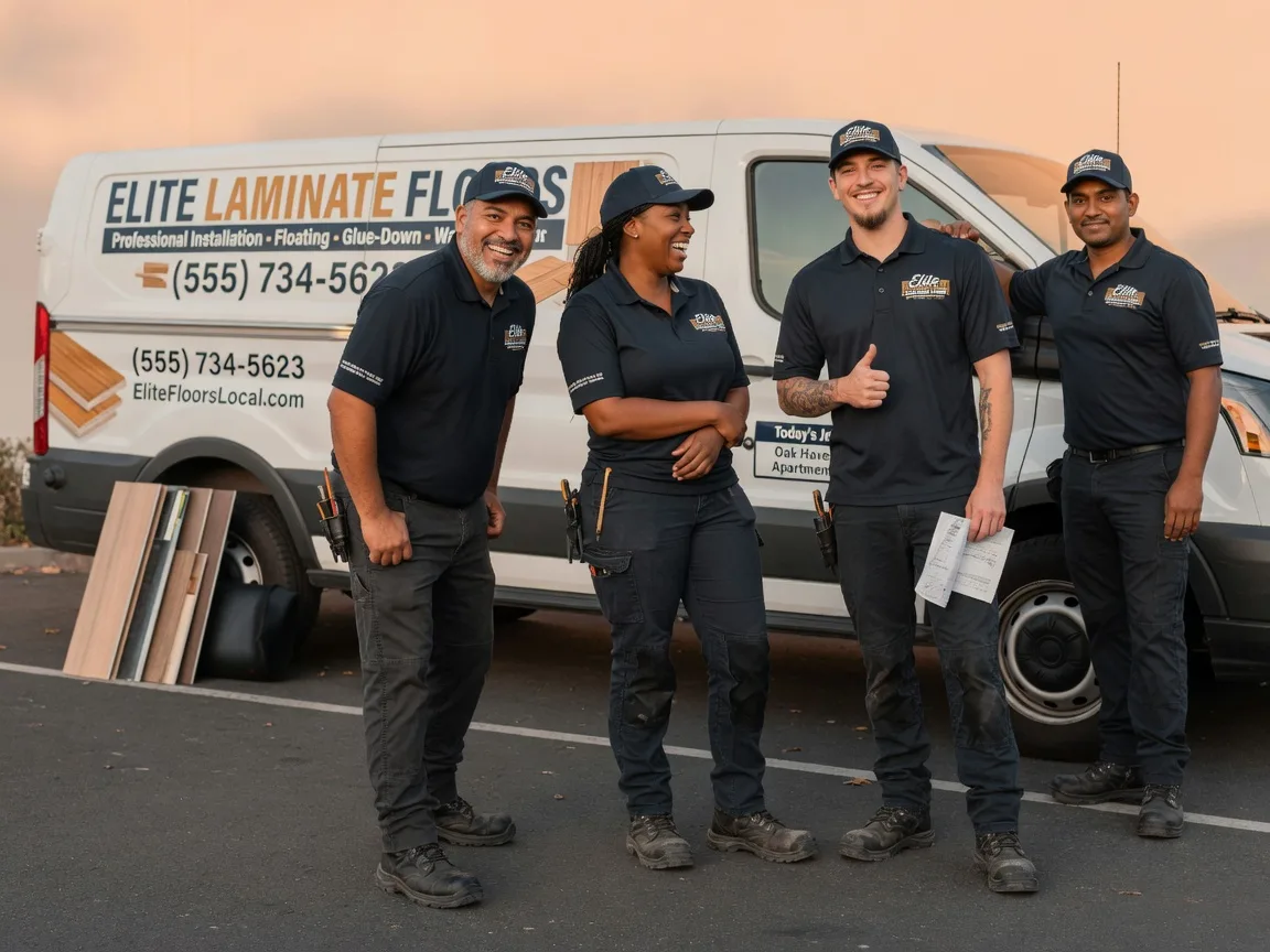 Laminate flooring installation company in Larsen, WI